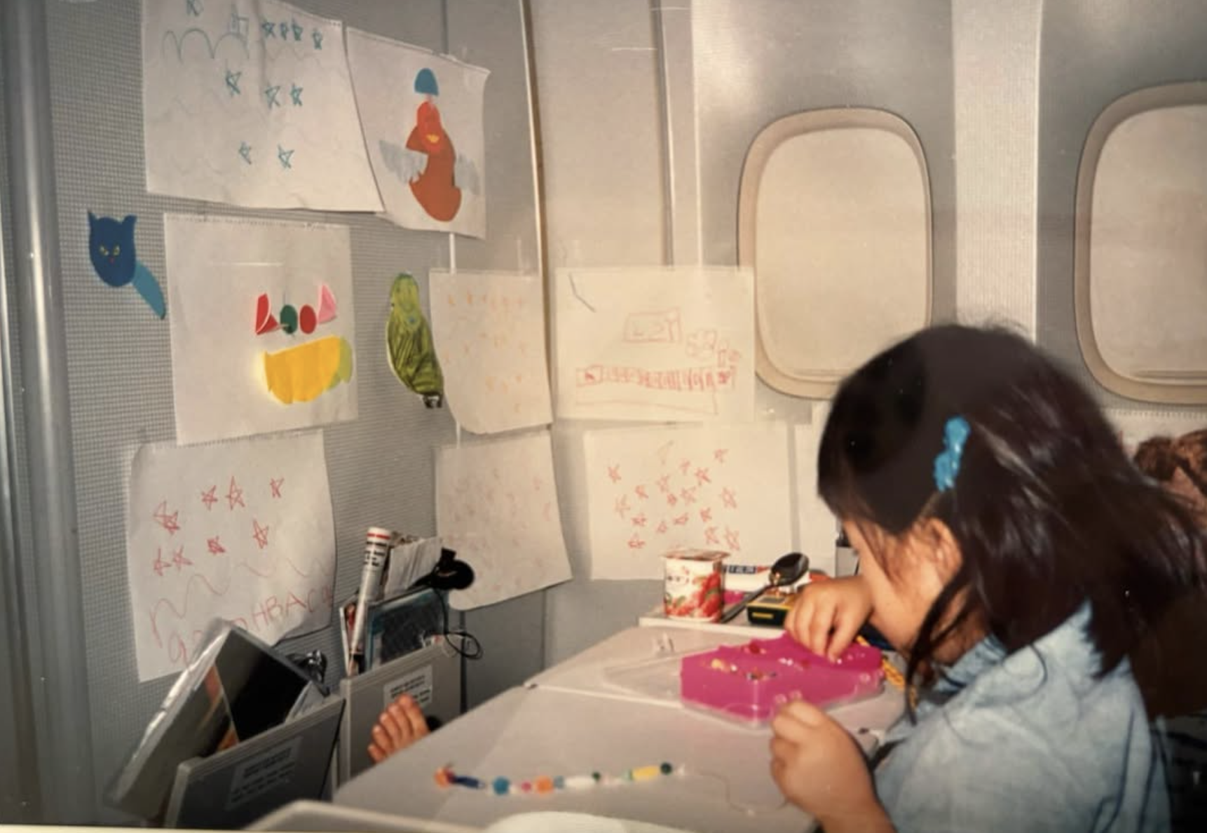 The artist as a child painting